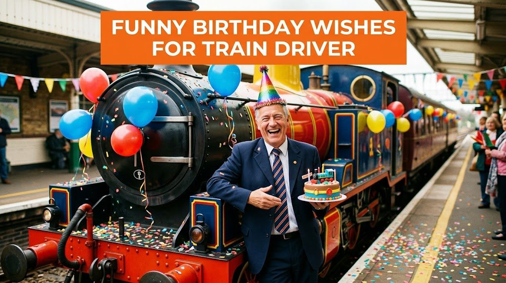 Funny Birthday Wishes for Train Driver