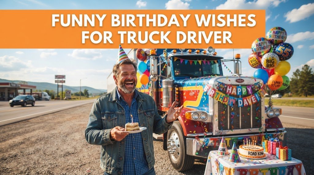 Funny Birthday Wishes for Truck Driver