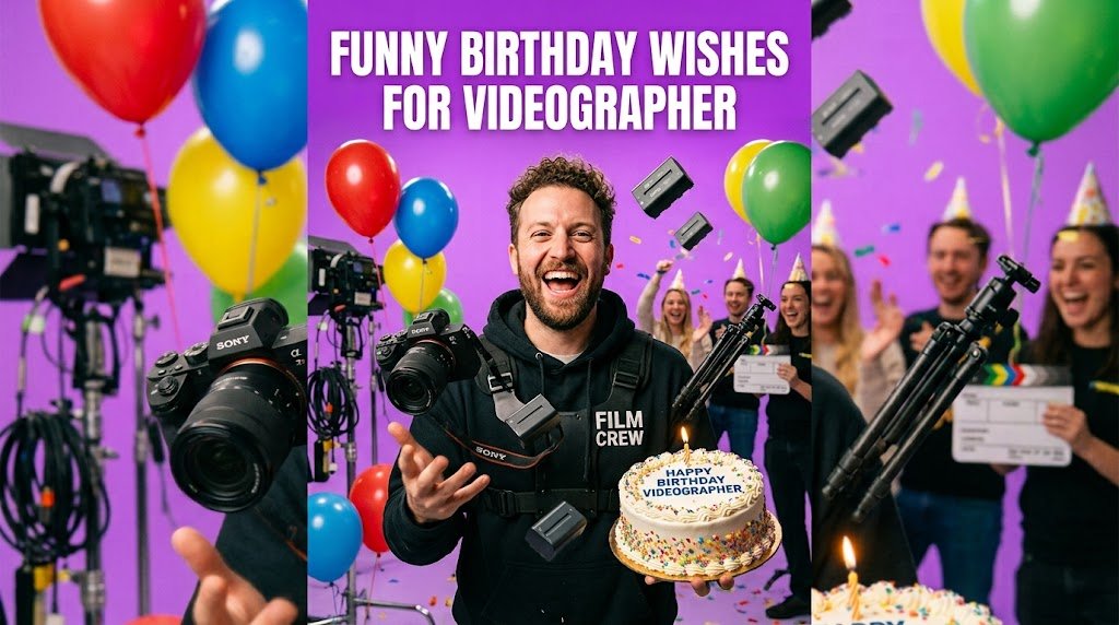 Funny Birthday Wishes for Videographer