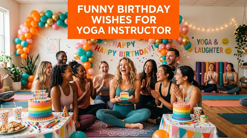 Funny Birthday Wishes for Yoga Instructor