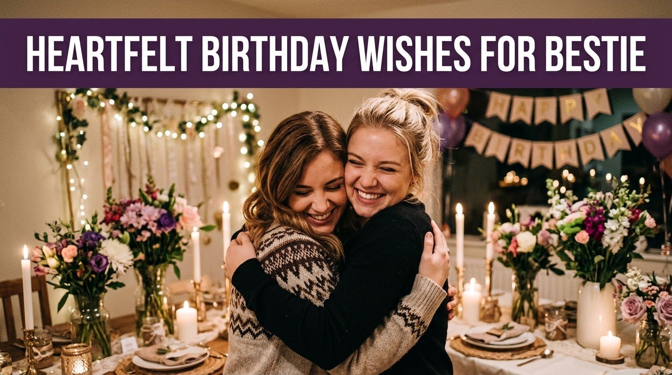 Heartfelt Birthday Wishes for Bestie