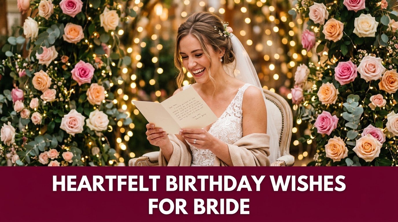 Heartfelt Birthday Wishes for Bride
