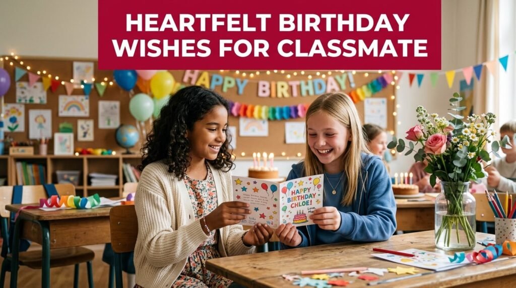 Heartfelt Birthday Wishes for Classmate