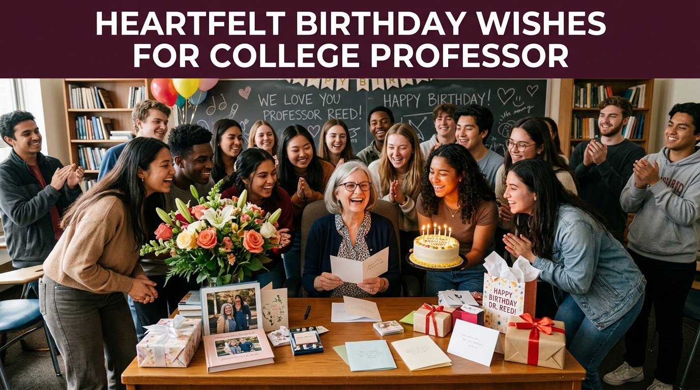 Heartfelt Birthday Wishes for College Professor