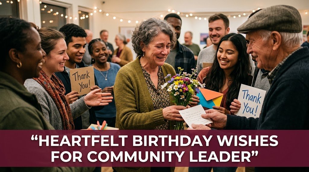 Heartfelt Birthday Wishes for Community Leader