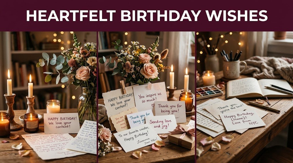 Heartfelt Birthday Wishes for Content Creator