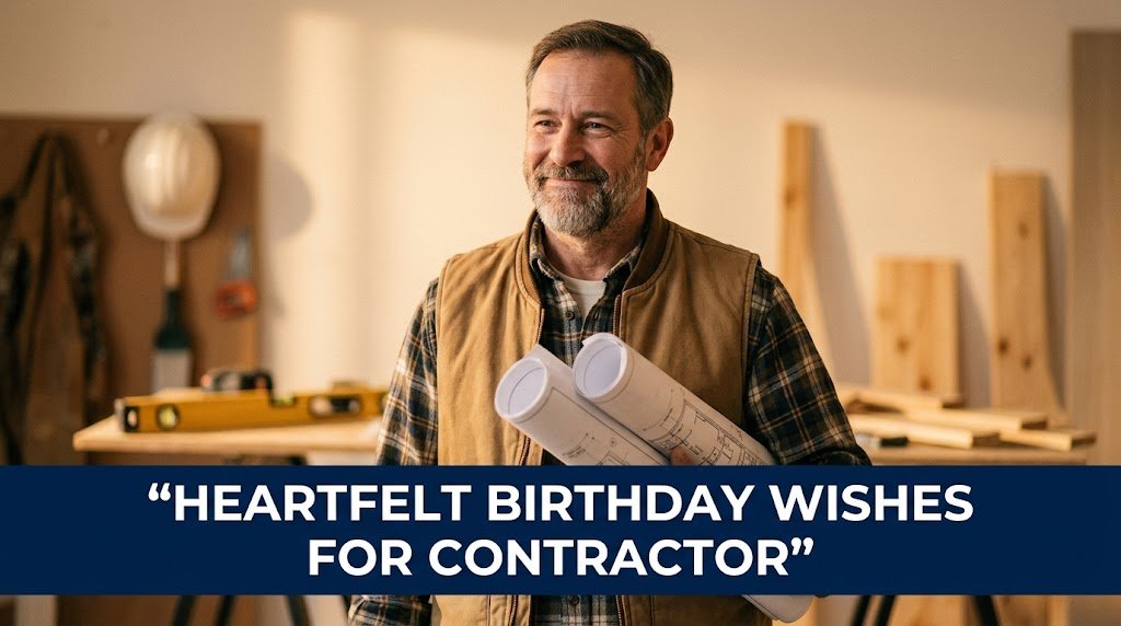 Heartfelt Birthday Wishes for Contractor