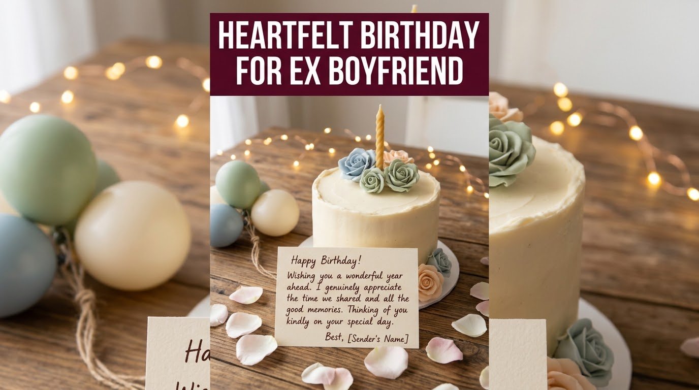 Heartfelt Birthday Wishes for Ex Boyfriend