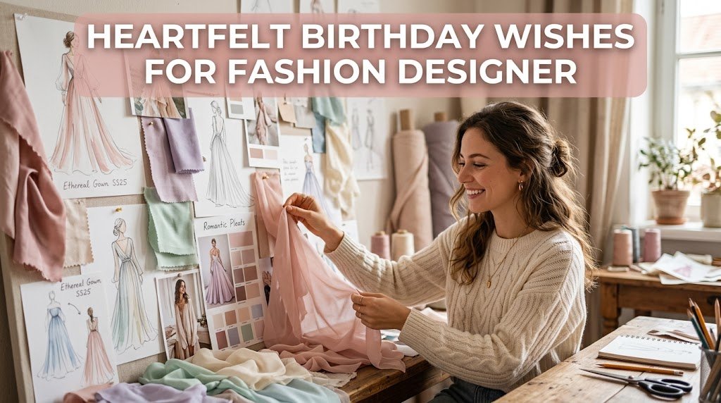 Heartfelt Birthday Wishes for Fashion Designer
