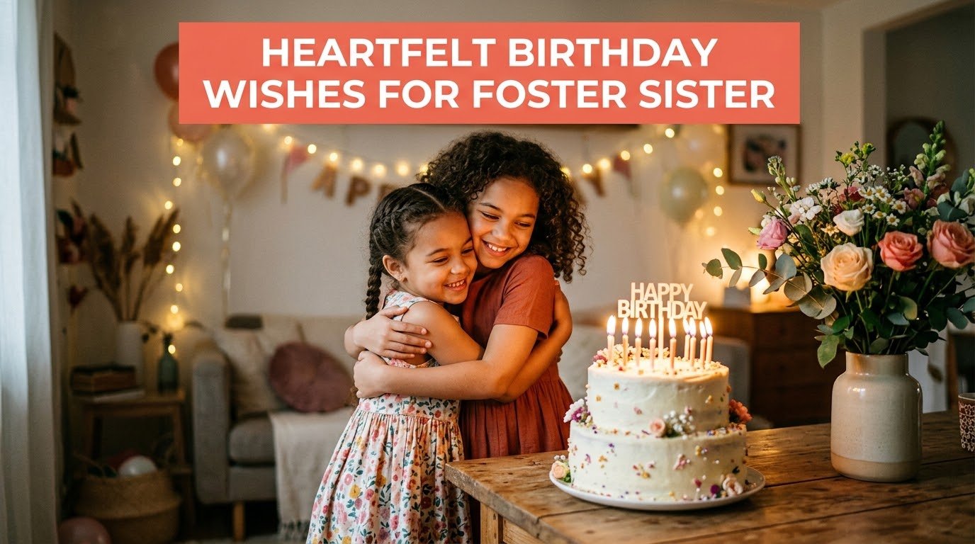 Heartfelt Birthday Wishes for Foster Sister