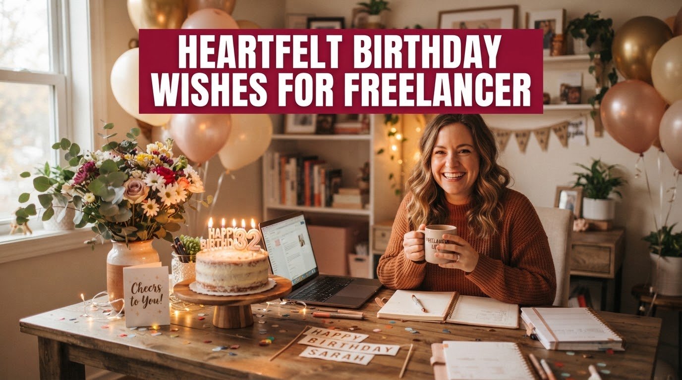 Heartfelt Birthday Wishes for Freelancer