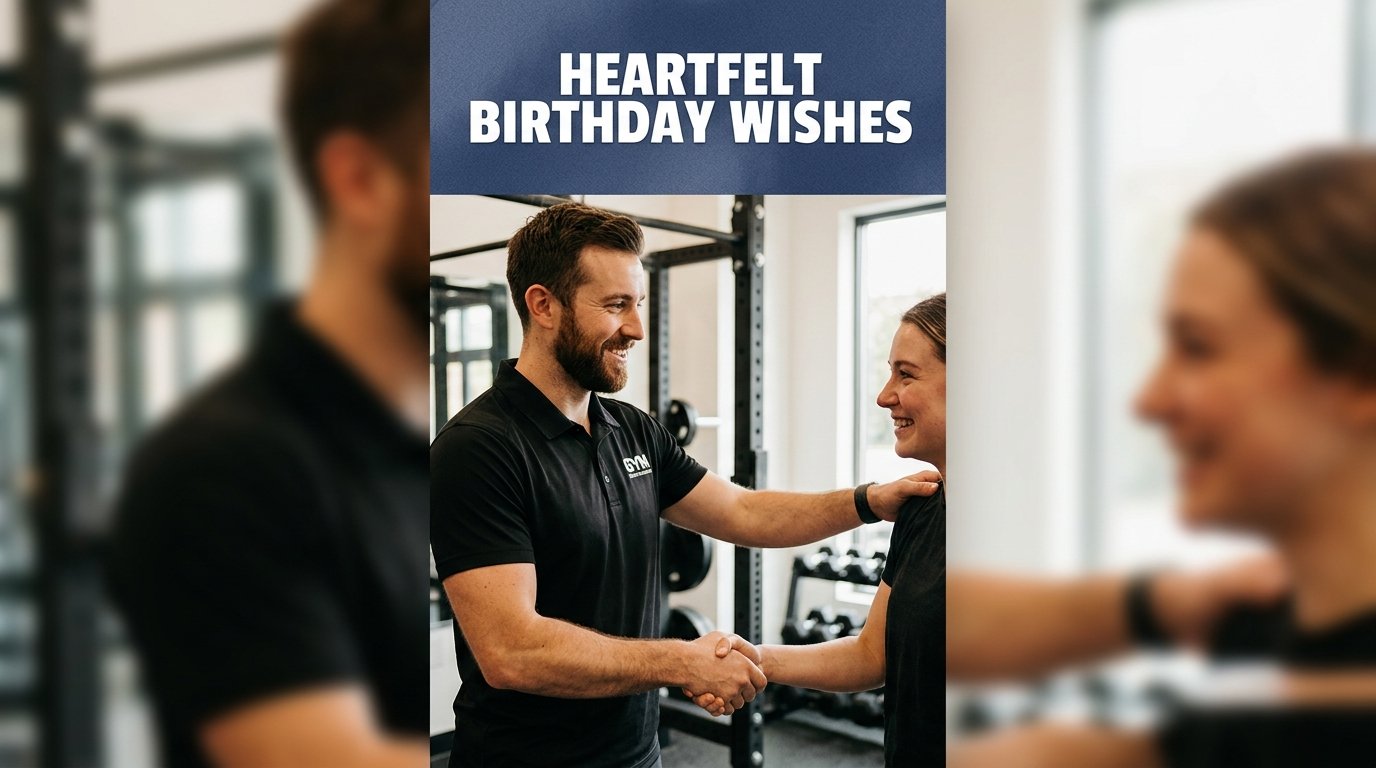 Heartfelt Birthday Wishes for Gym Trainer