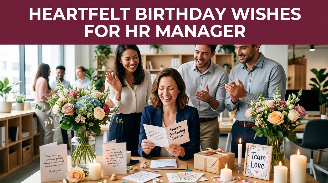Heartfelt Birthday Wishes for HR Manager