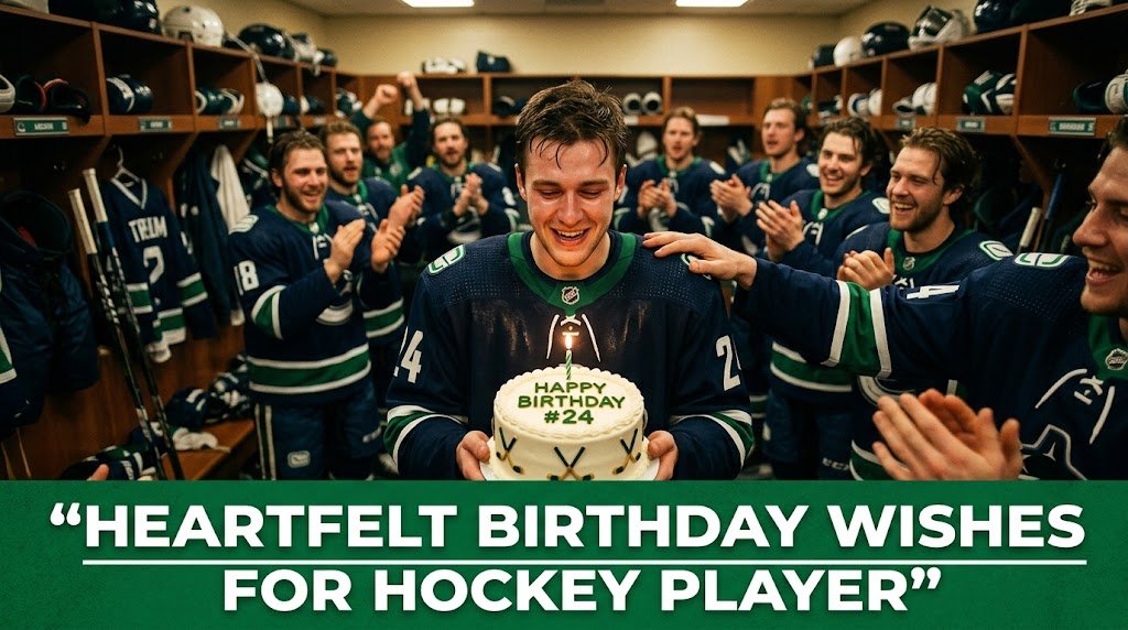 Heartfelt Birthday Wishes for Hockey Player