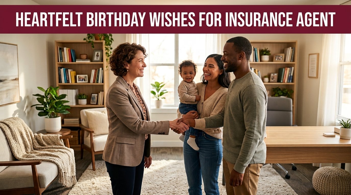 Heartfelt Birthday Wishes for Insurance Agent