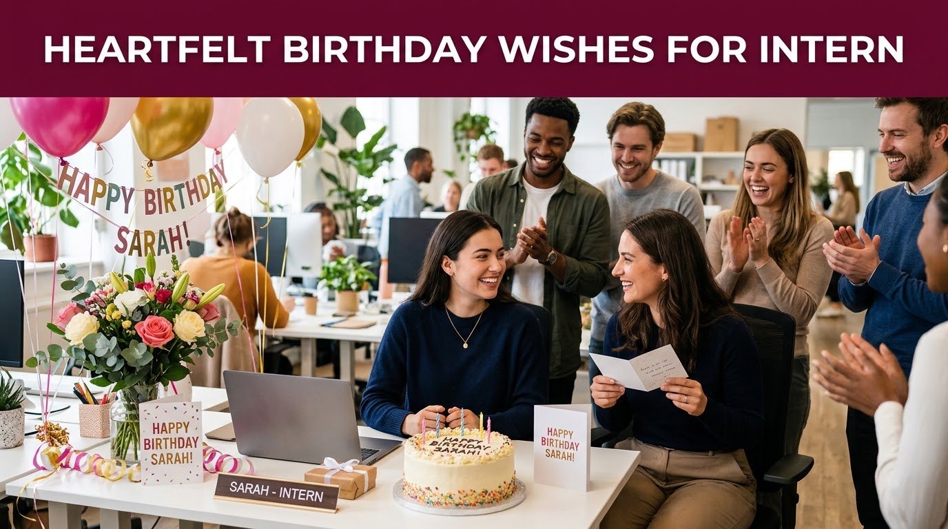 Heartfelt Birthday Wishes for Intern