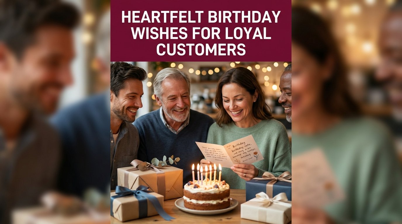 Heartfelt Birthday Wishes for Loyal Customers