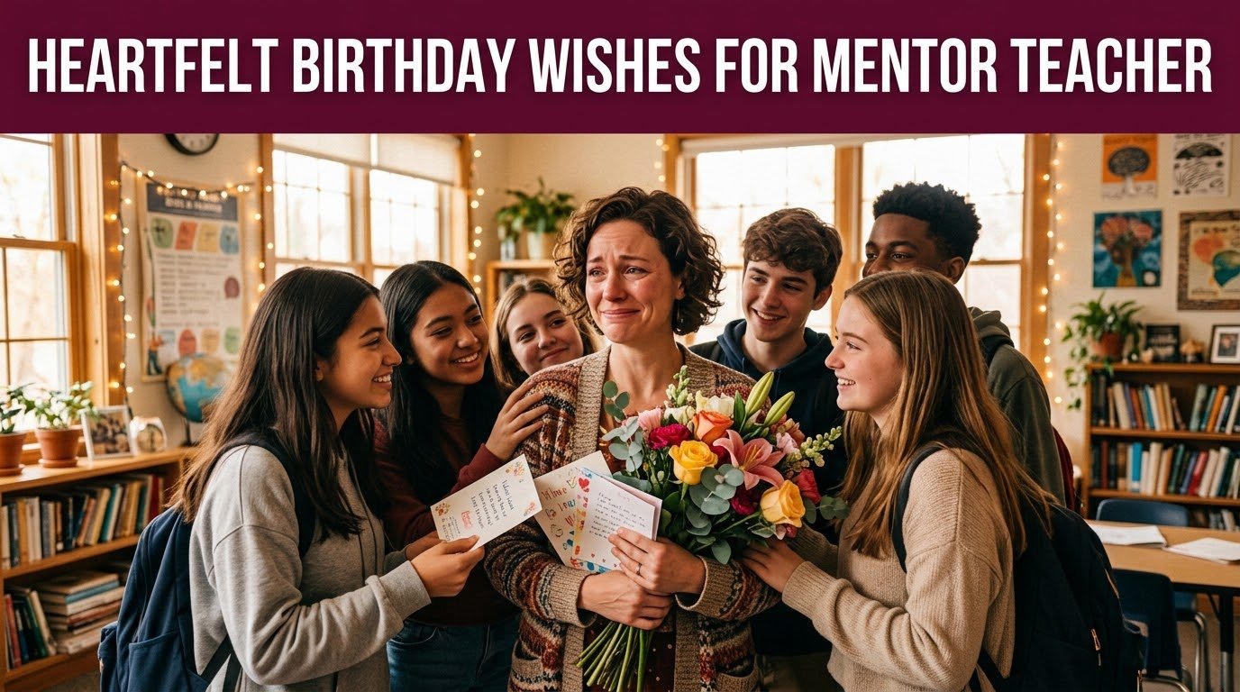 Heartfelt Birthday Wishes for Mentor Teacher