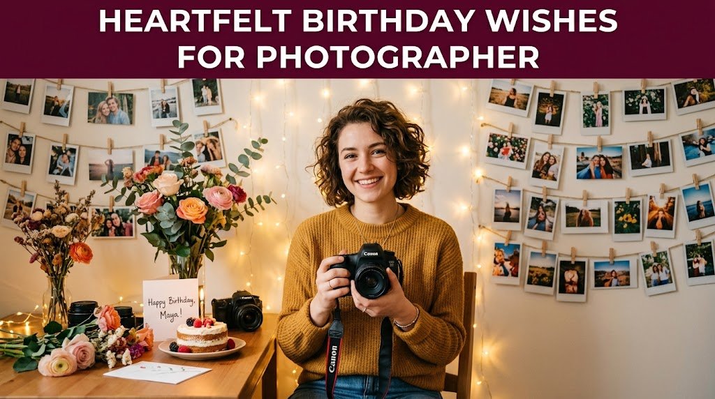 Heartfelt Birthday Wishes for Photographer