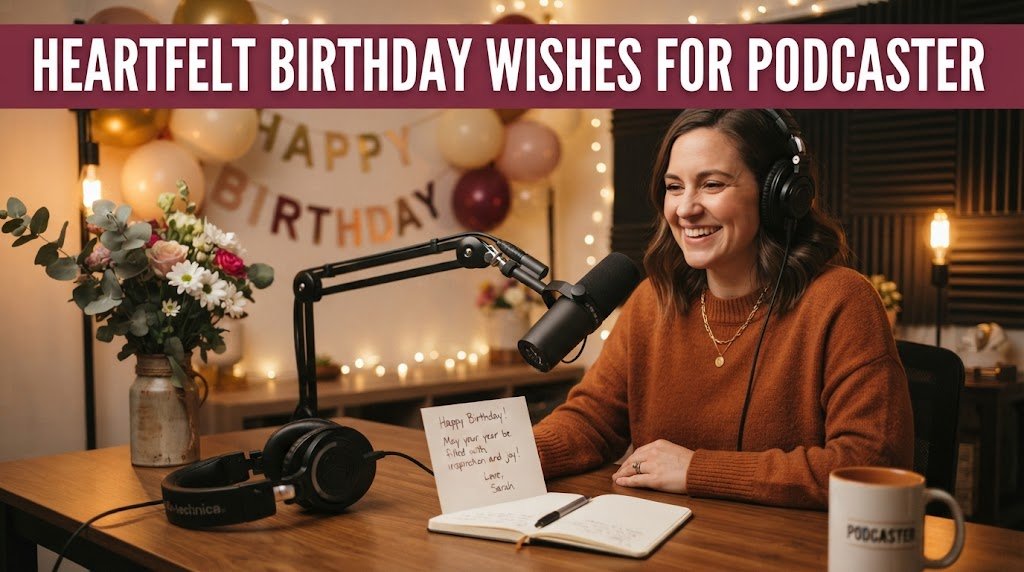 Heartfelt Birthday Wishes for Podcaster