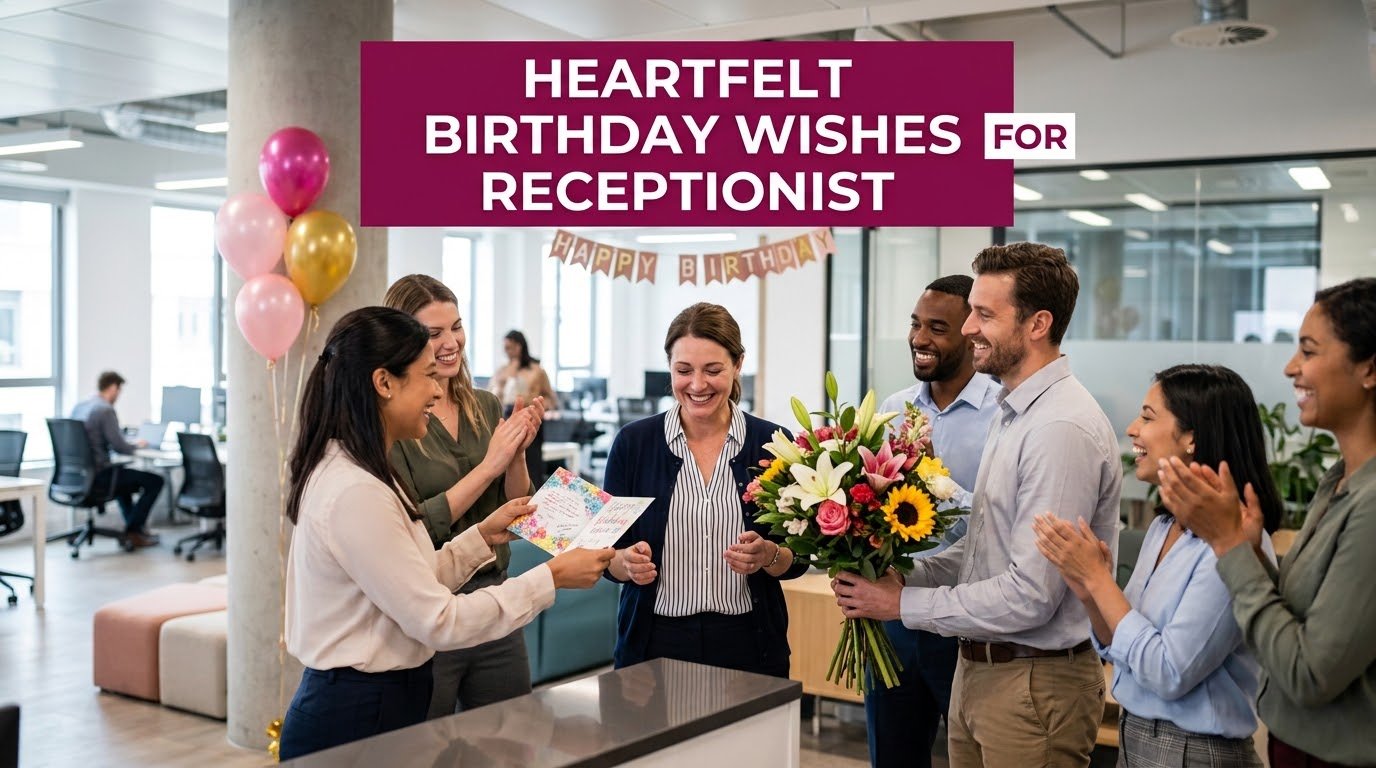 Heartfelt Birthday Wishes for Receptionist