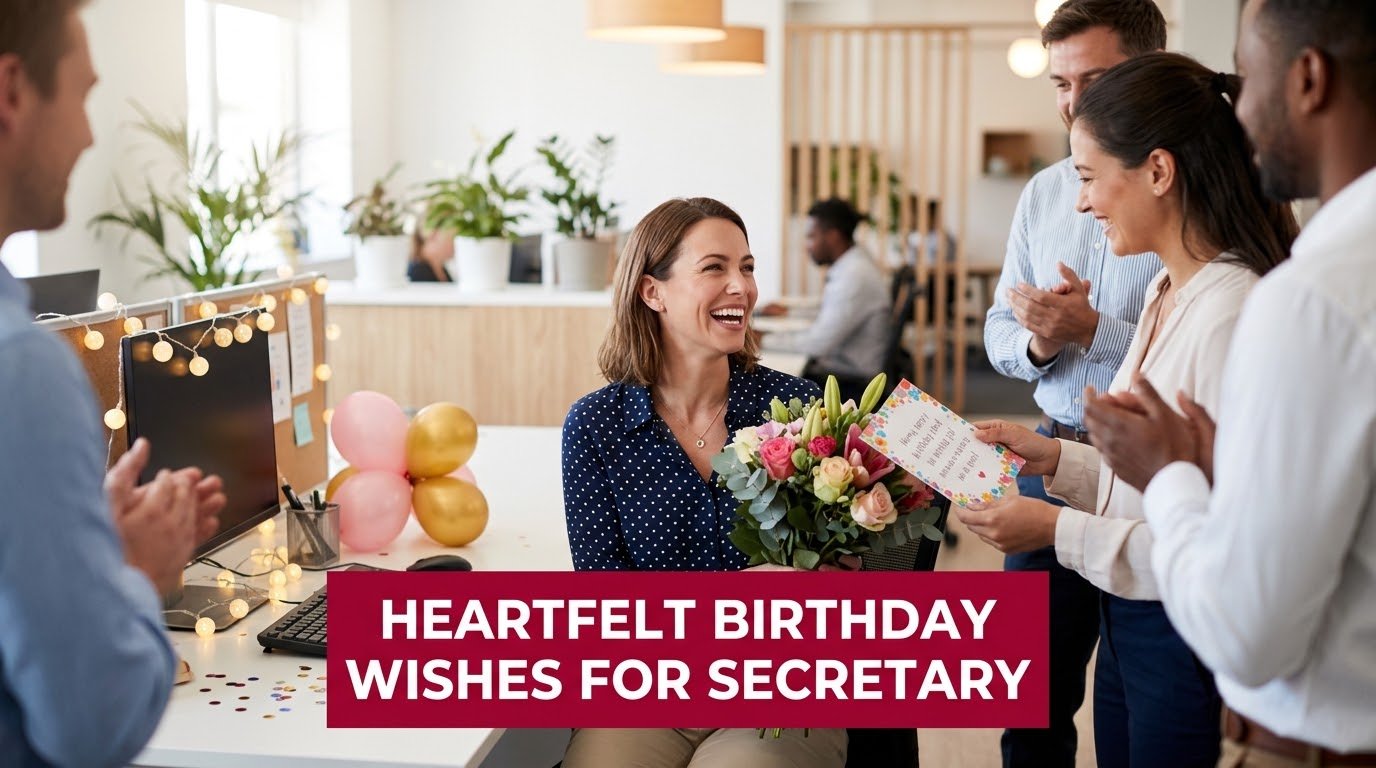 Heartfelt Birthday Wishes for Secretary