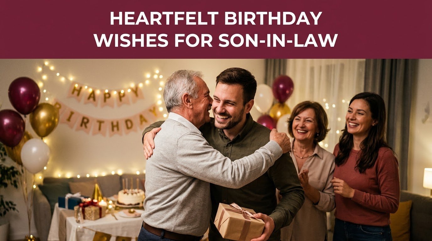 Heartfelt Birthday Wishes for Son-in-Law