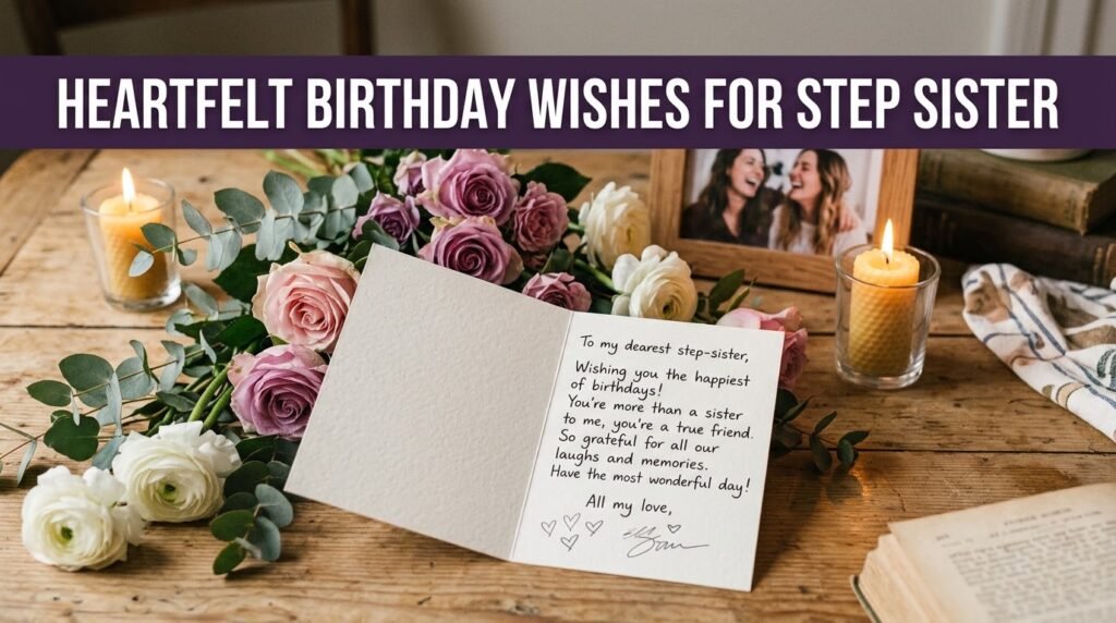 Heartfelt Birthday Wishes for Step Sister