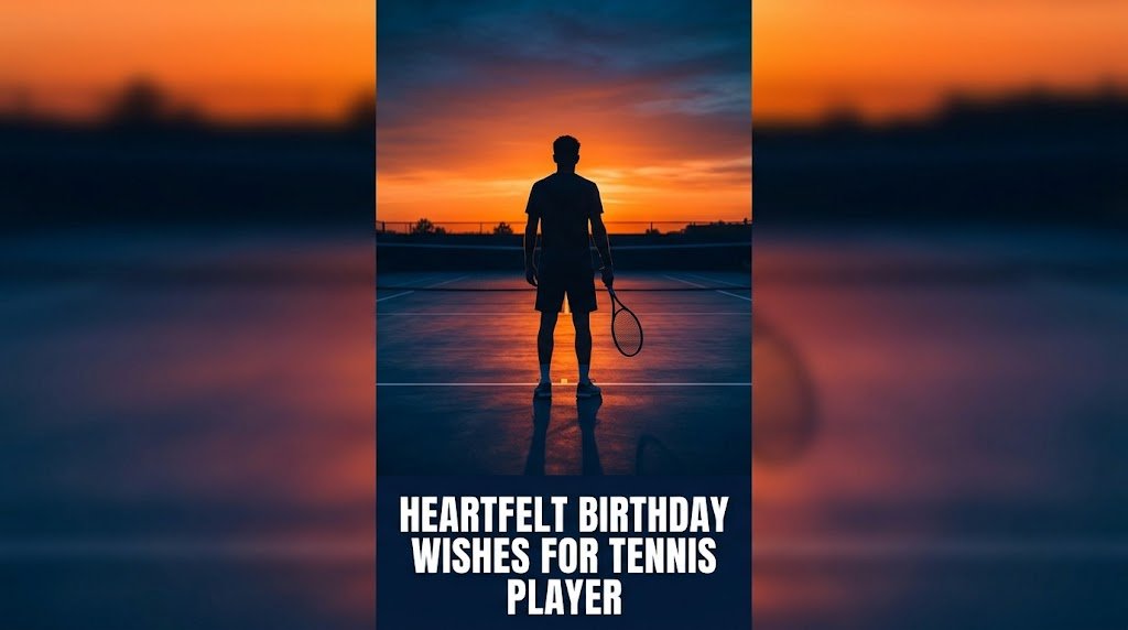 Heartfelt Birthday Wishes for Tennis Player