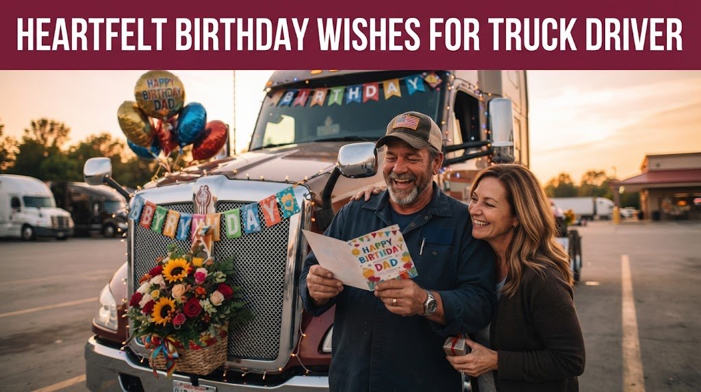 Heartfelt Birthday Wishes for Truck Driver
