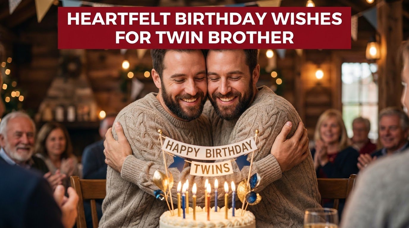 Heartfelt Birthday Wishes for Twin Brother