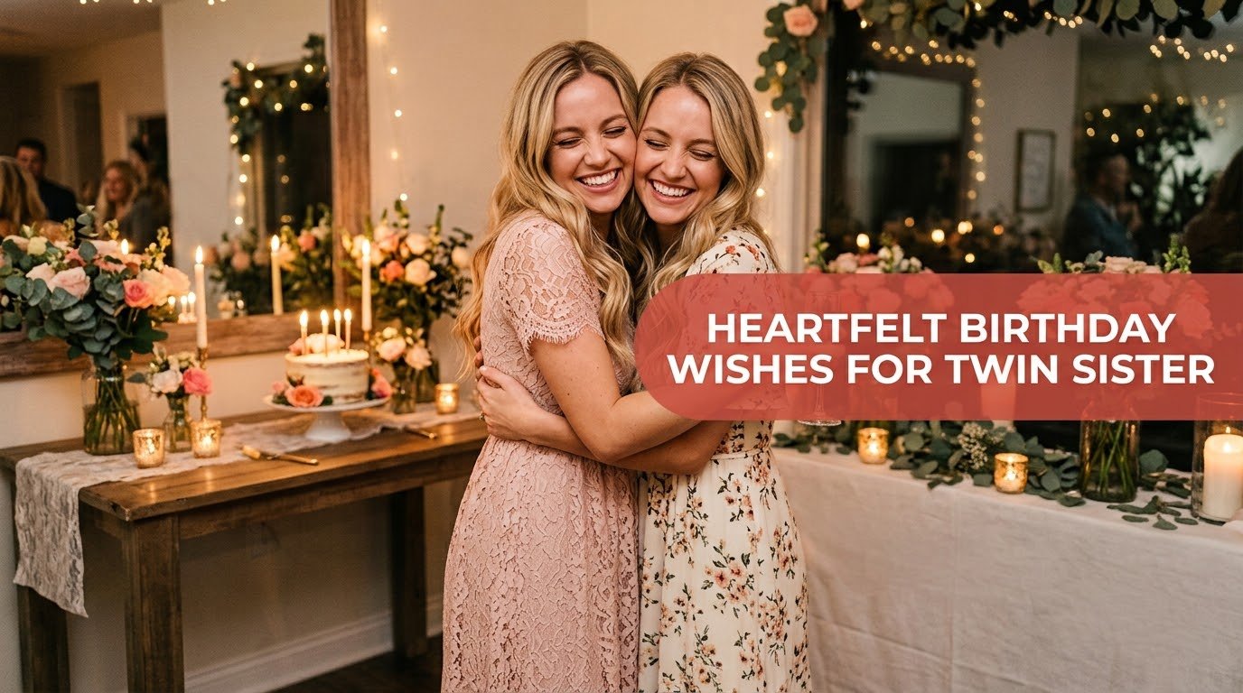 Heartfelt Birthday Wishes for Twin Sister