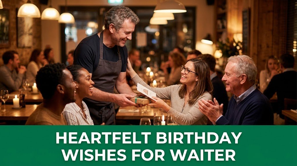 Heartfelt Birthday Wishes for Waiter
