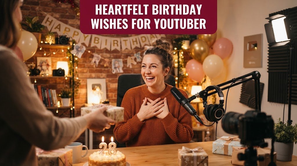 Heartfelt Birthday Wishes for YouTuber