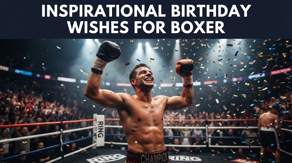 Inspirational Birthday Wishes for Boxer