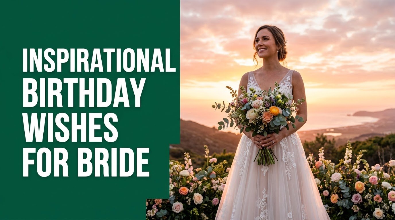 Inspirational Birthday Wishes for Bride