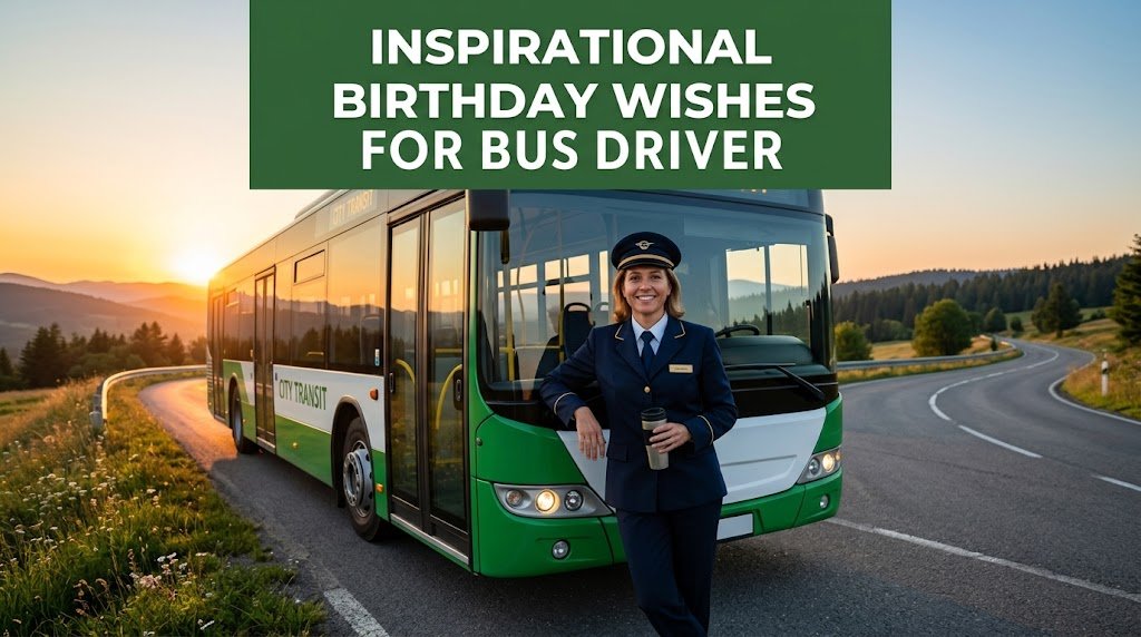 Inspirational Birthday Wishes for Bus Driver