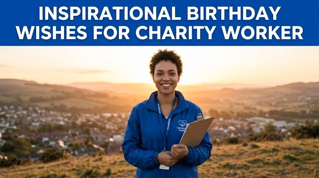 Inspirational Birthday Wishes for Charity Worker