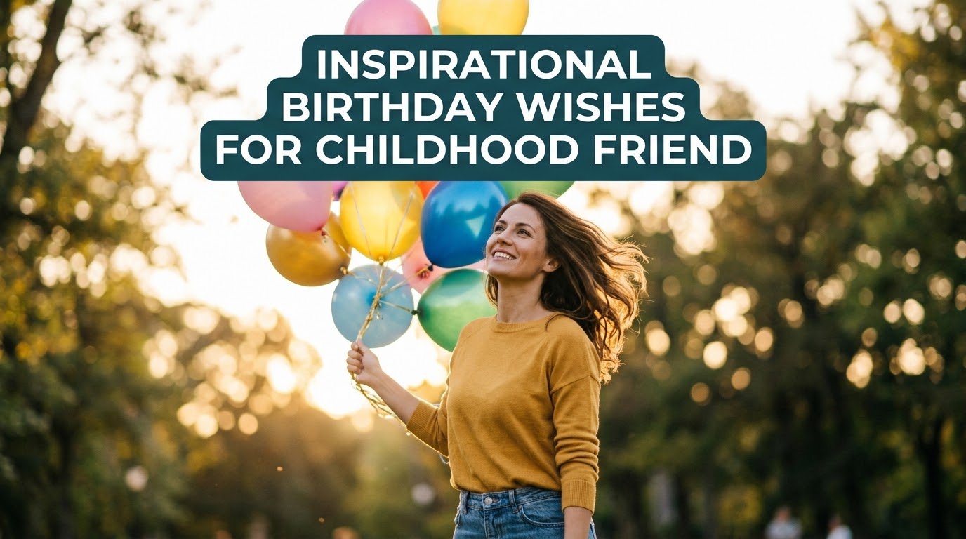 Inspirational Birthday Wishes for Childhood Friend