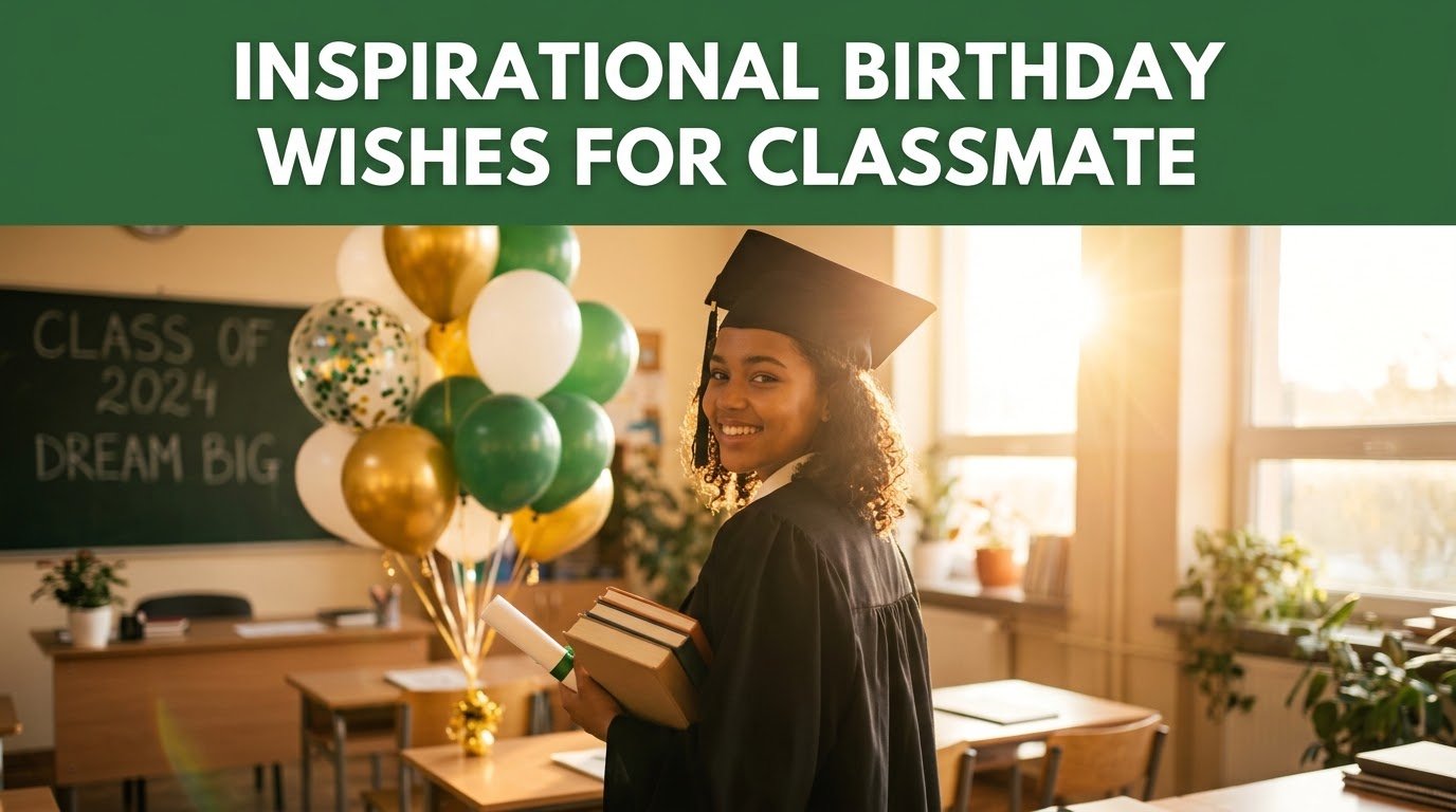 Inspirational Birthday Wishes for Classmate