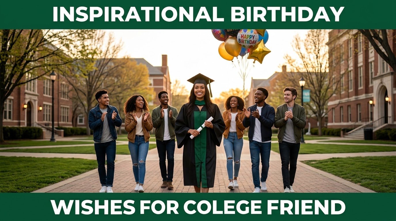 Inspirational Birthday Wishes for College Friend