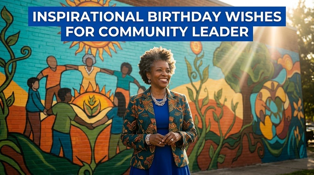 Inspirational Birthday Wishes for Community Leader