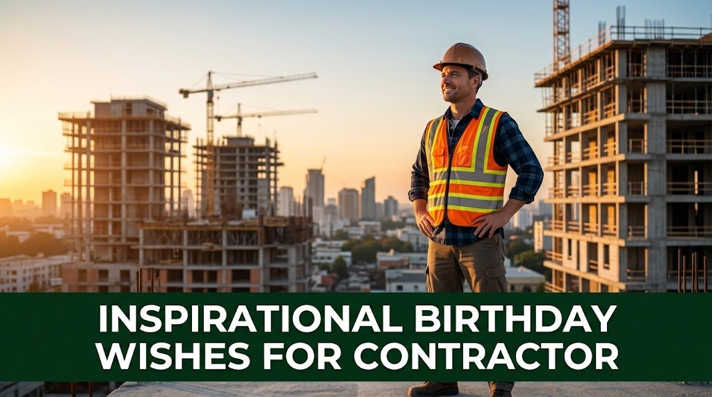 Inspirational Birthday Wishes for Contractor