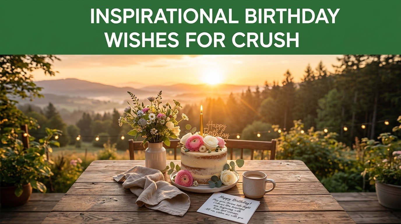 Inspirational Birthday Wishes for Crush