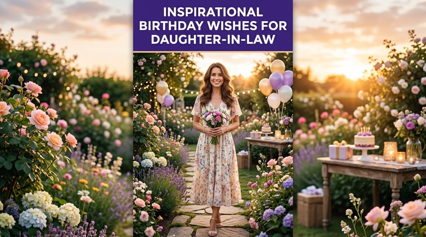 Inspirational Birthday Wishes for Daughter-in-Law