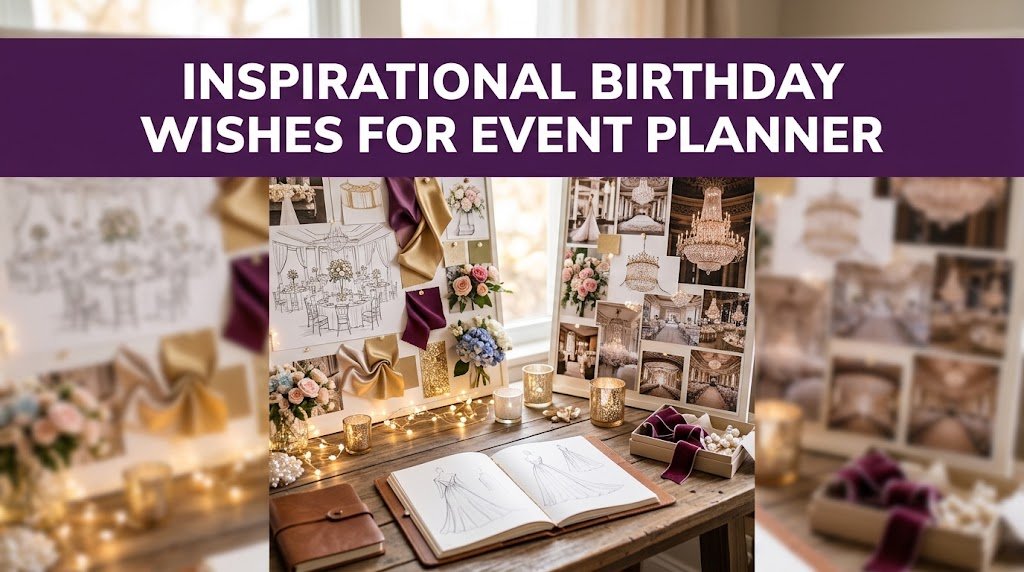 Inspirational Birthday Wishes for Event Planner