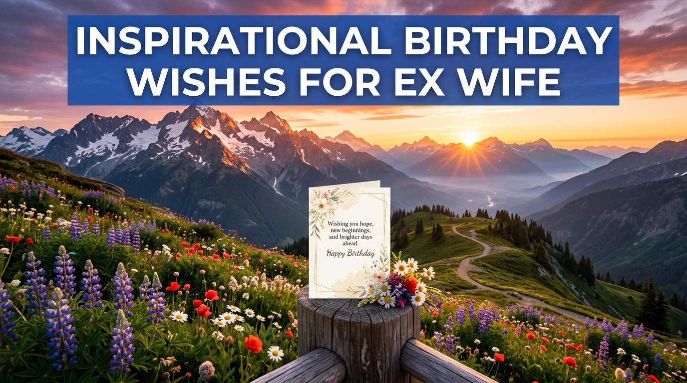 Inspirational Birthday Wishes for Ex Wife