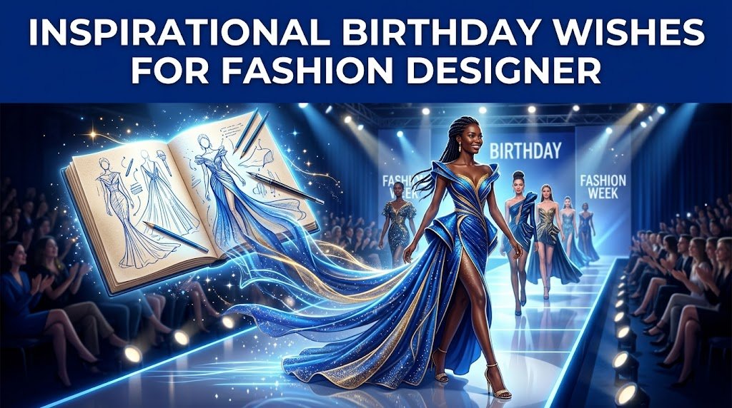 Inspirational Birthday Wishes for Fashion Designer