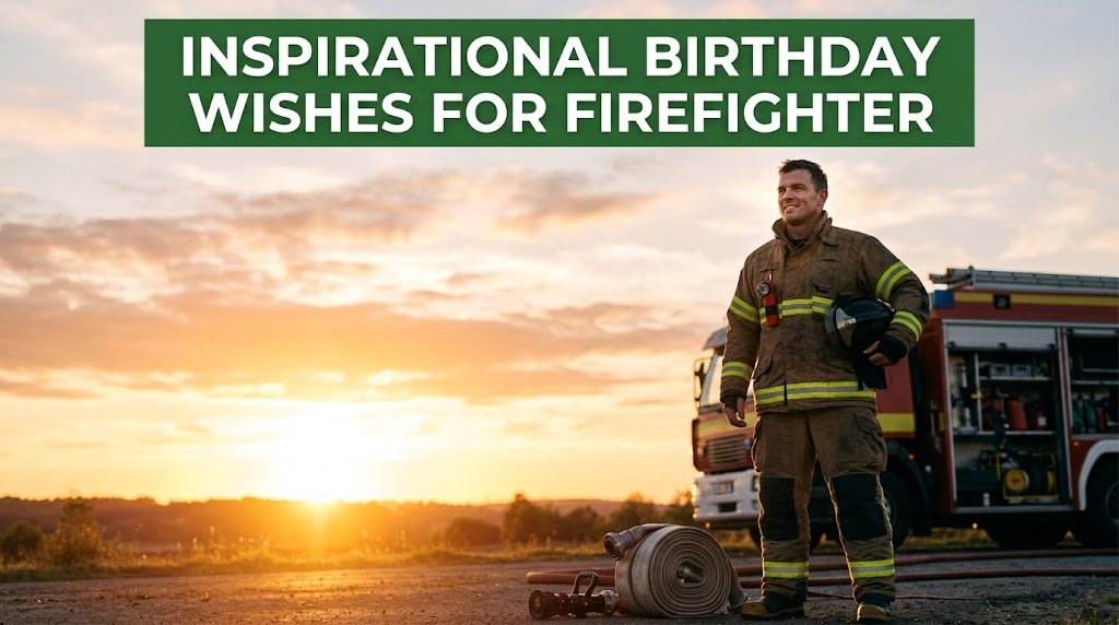 Inspirational Birthday Wishes for Firefighter