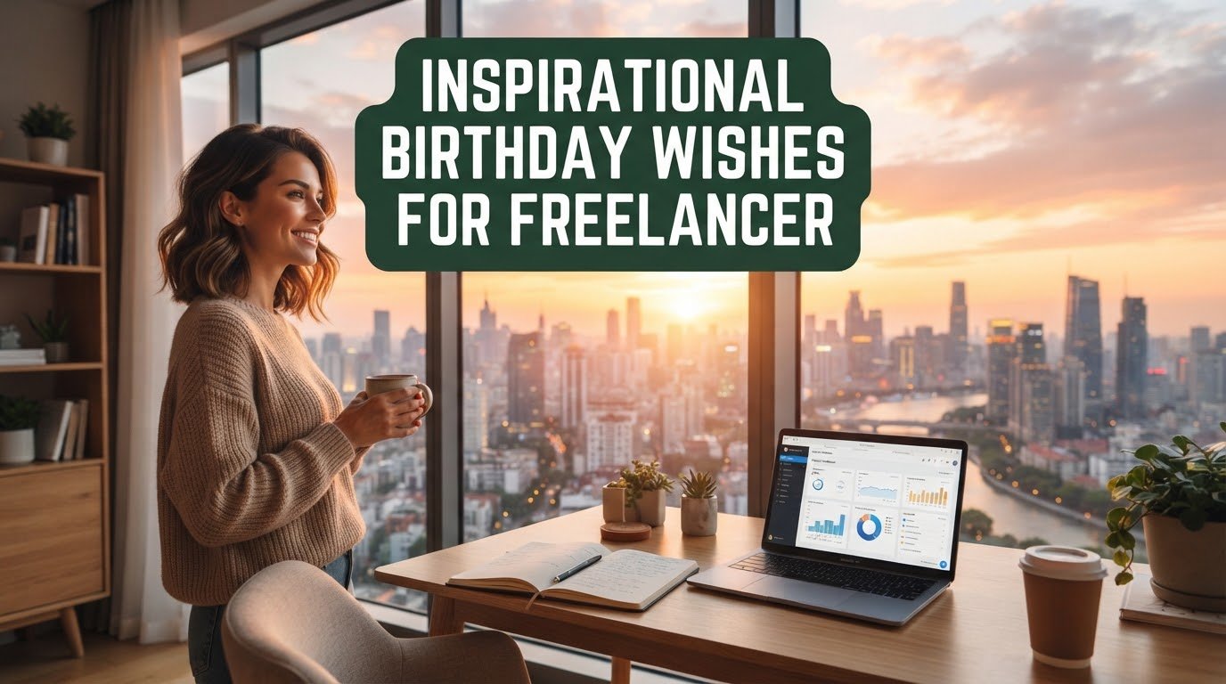 Inspirational Birthday Wishes for Freelancer